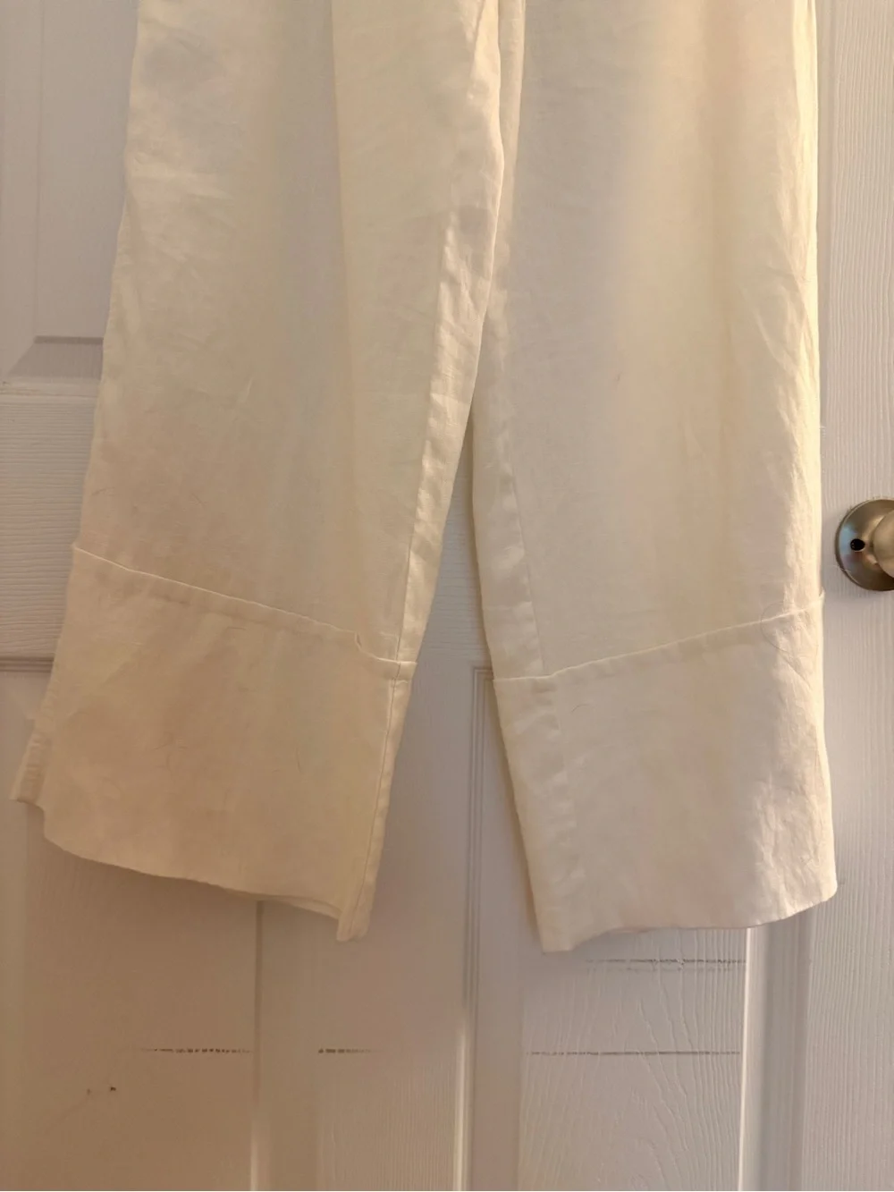 Zara Wide-Leg Linen Pants - size M